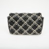 CHANEL Mini Flap Bag in Black Patent Braided Leather