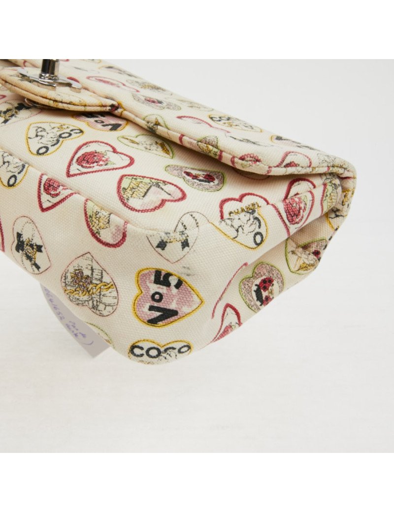 Sac à main Chanel timeless toile Collector