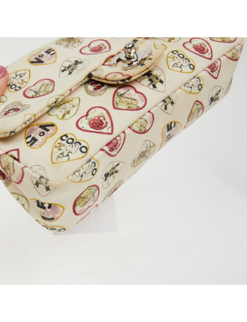 Sac à main Chanel timeless toile Collector