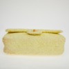 CHANEL Vintage Timeless Bag in yellow terrycloth