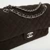 Chanel Brown Jersey Timeless Bag