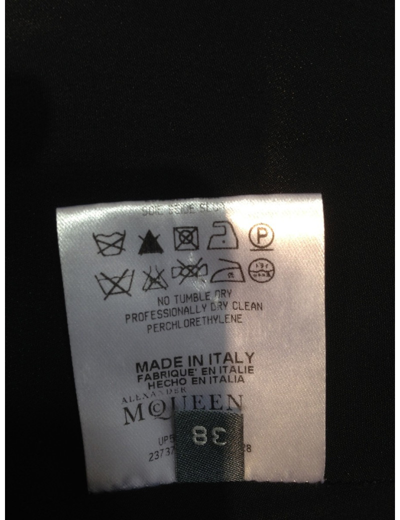 Robe taillée ALEXANDER MC QUEEN T38