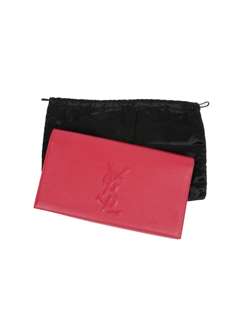 Pochette Yves Saint Laurent Belle de Jour cuir rose