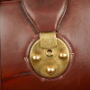Mallette Hermès cuir marron vintage
