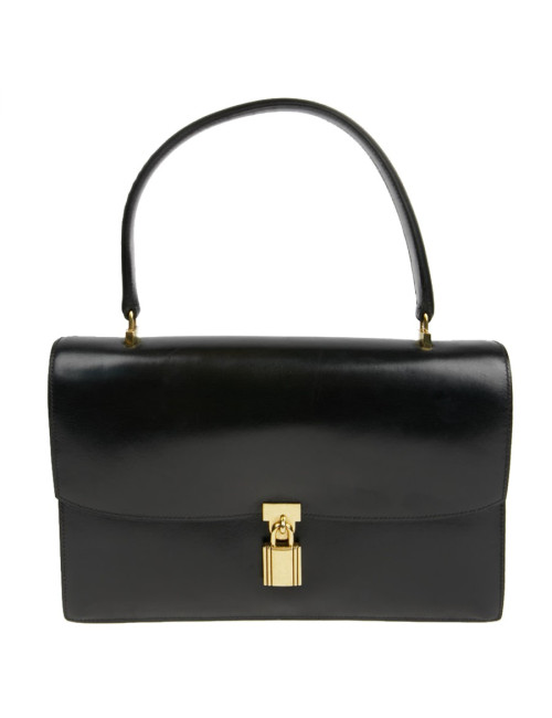 Sac cadenas H Hermès box noir