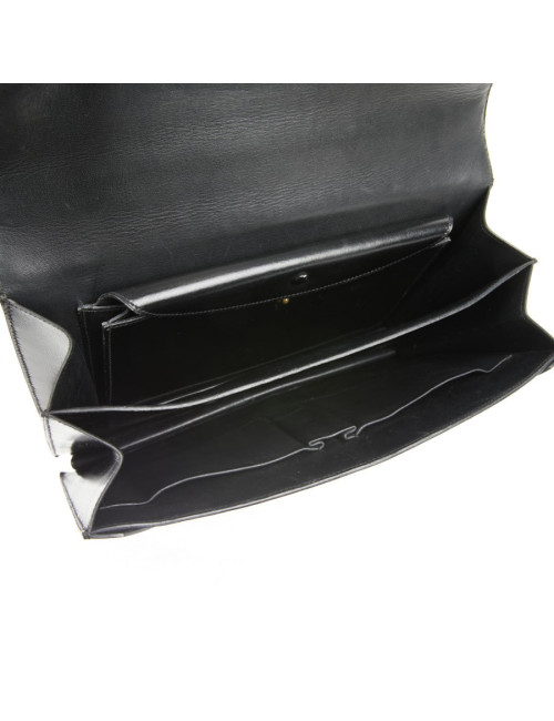 Sac cadenas H Hermès box noir