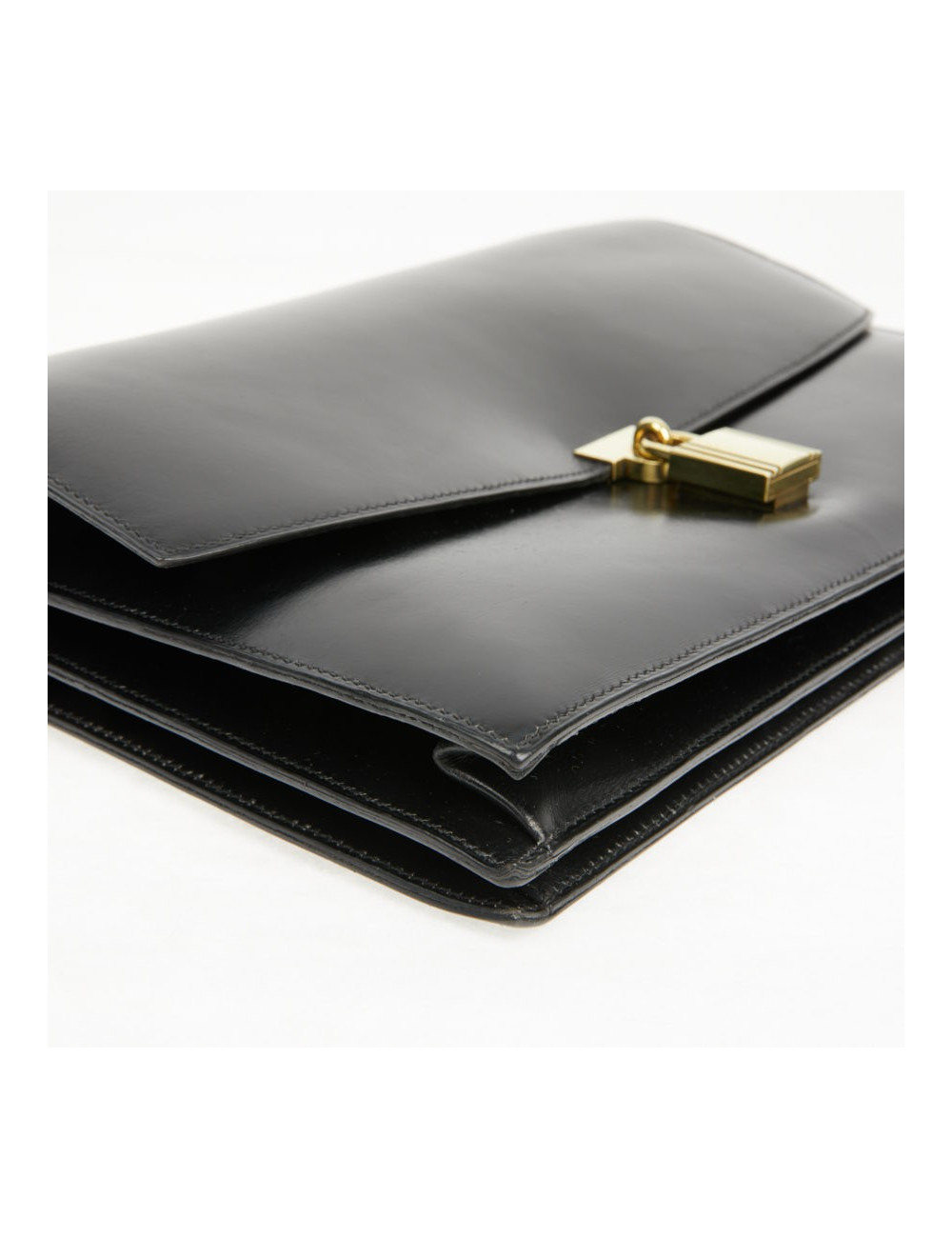 Sac cadenas H Hermès box noir