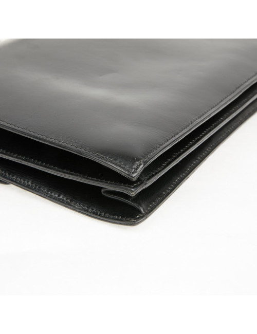 Sac cadenas H Hermès box noir