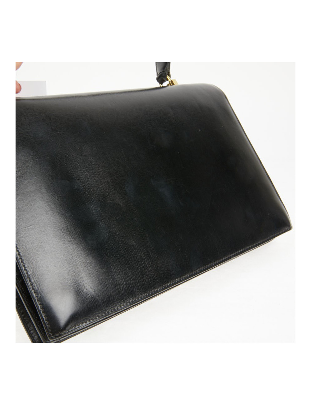 Sac cadenas H Hermès box noir