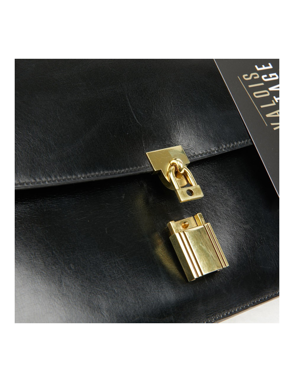 Sac cadenas H Hermès box noir