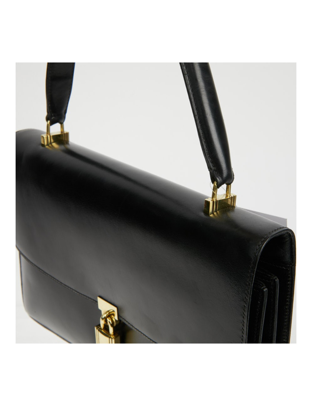 Sac cadenas H Hermès box noir