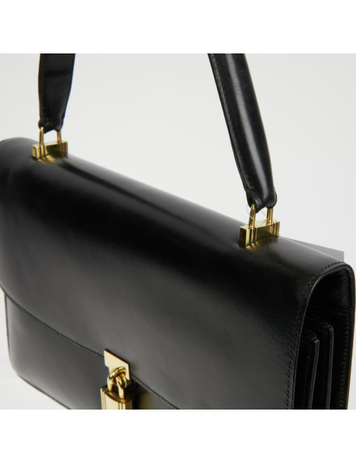 Sac cadenas H Hermès box noir