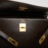 Kelly 32 marron box Hermès vintage
