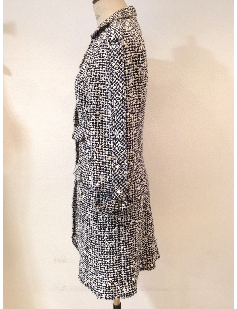Manteau CHANEL tweed T38