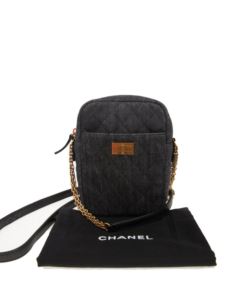 Sac Caméra Chanel en denim