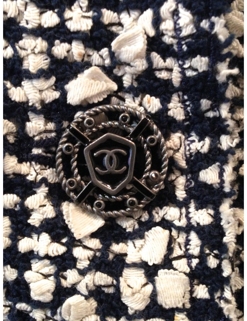 Manteau CHANEL tweed T38