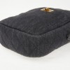 CHANEL Grey Denim Wallet Bag