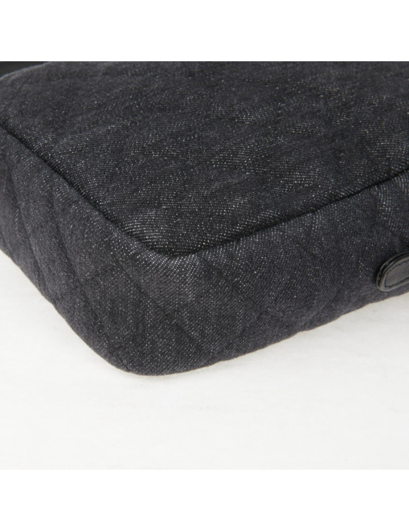 CHANEL Grey Denim Wallet Bag - Second-hand Luxurious Certified Bag