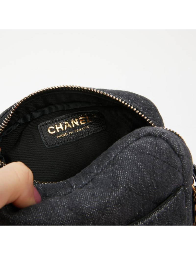 Sac Caméra Chanel en denim
