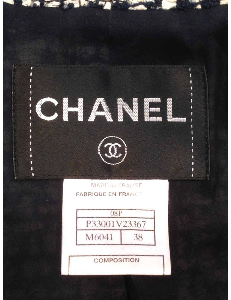 Manteau CHANEL tweed T38
