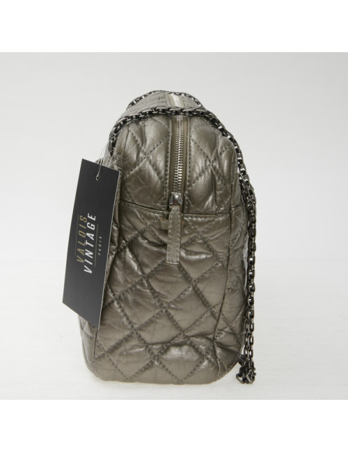 Sac Caméra Chanel GM cuir or bronze pâle mat