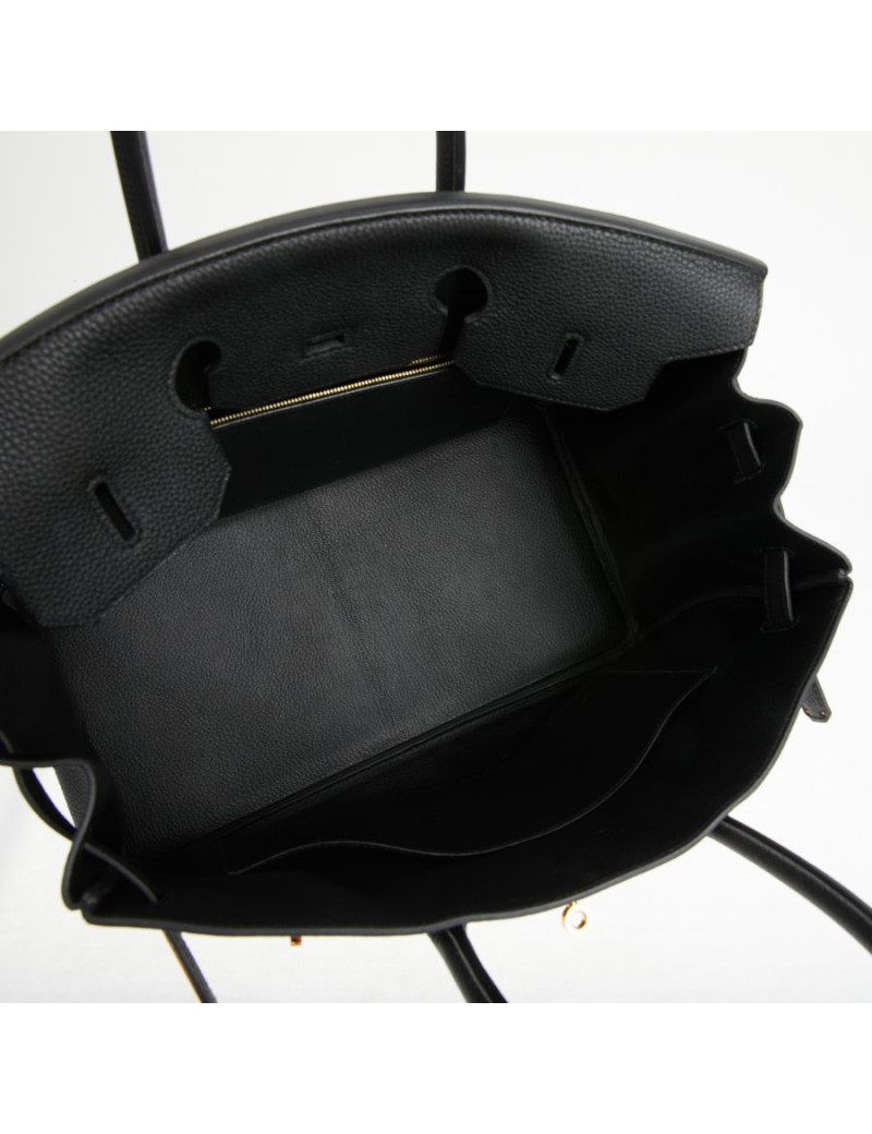 Sac à main Birkin 35 Hermès togo noir