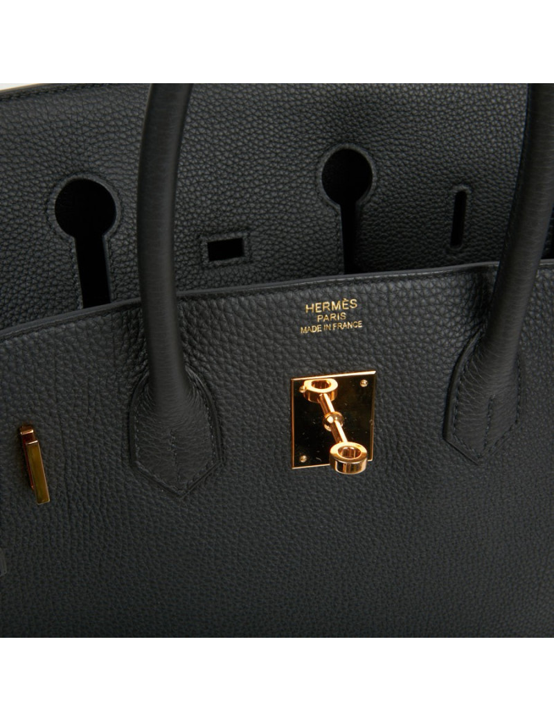 Sac à main Birkin 35 Hermès togo noir