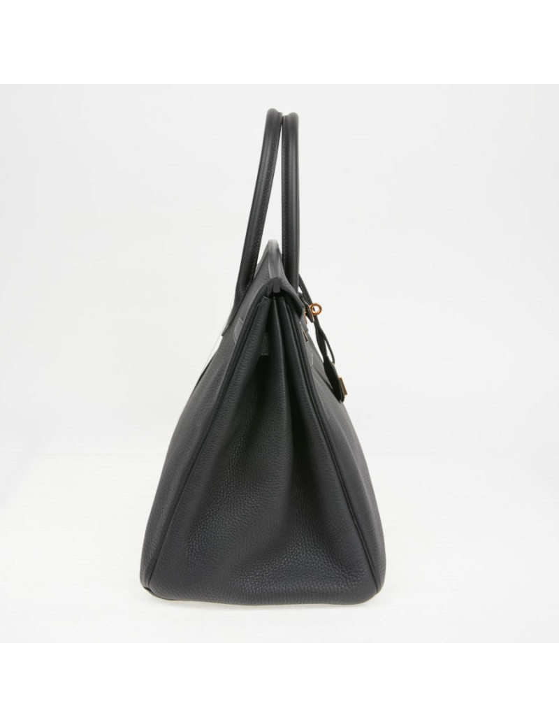 Sac à main Birkin 35 Hermès togo noir