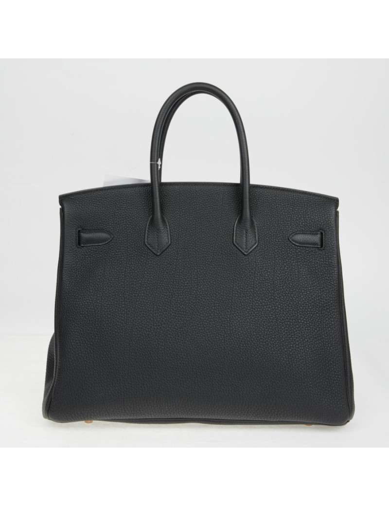 Sac à main Birkin 35 Hermès togo noir