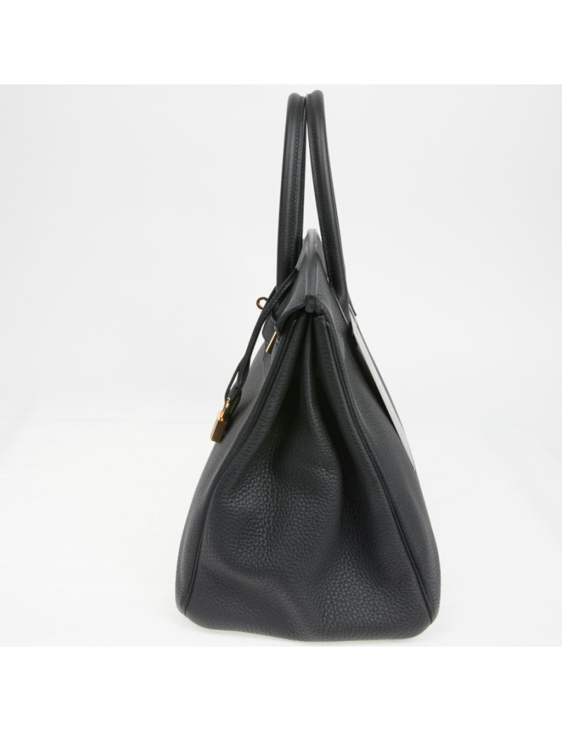 Sac à main Birkin 35 Hermès togo noir