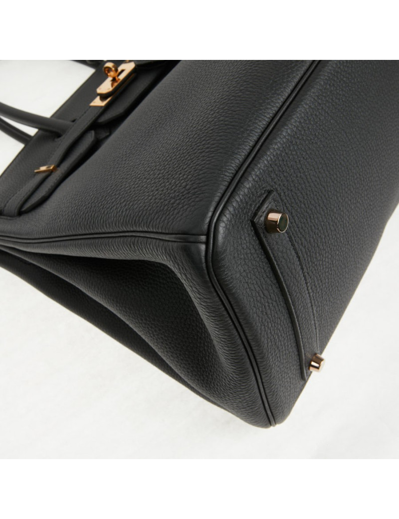 Sac à main Birkin 35 Hermès togo noir