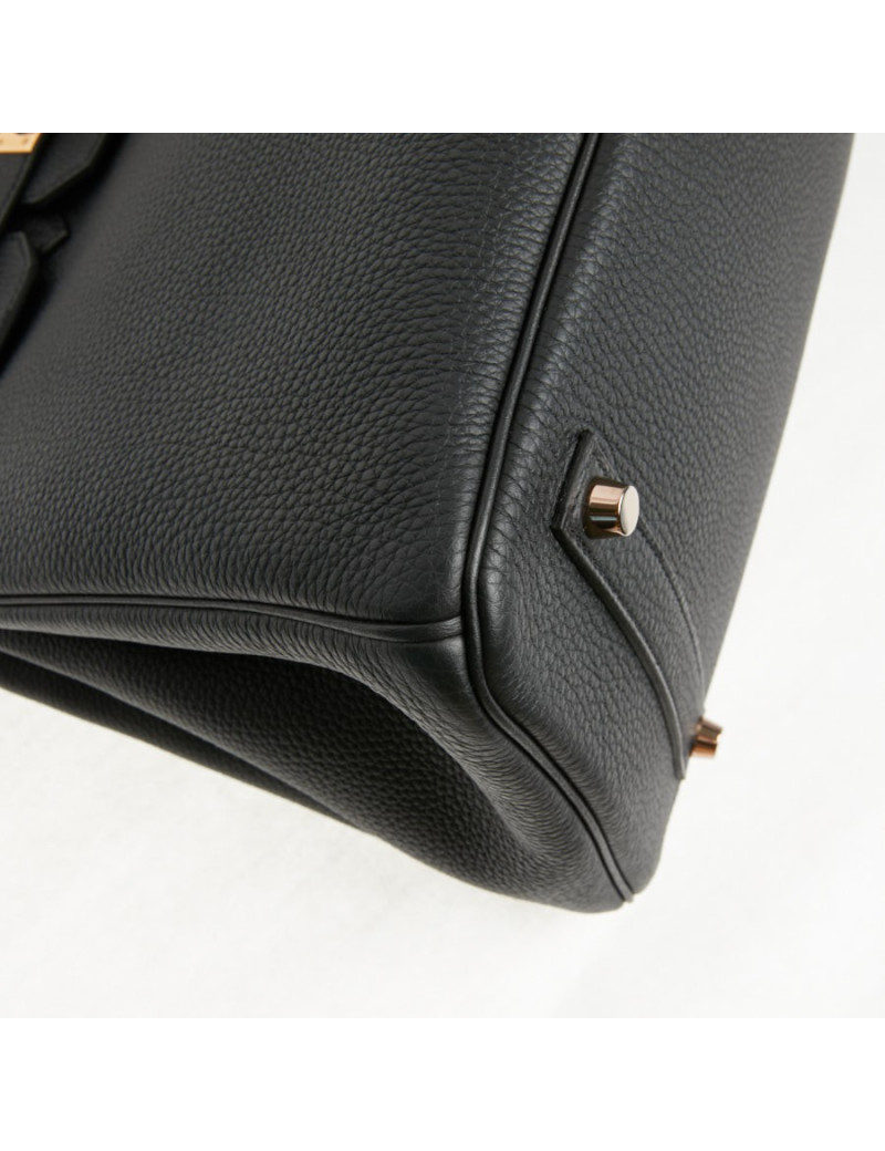 Sac à main Birkin 35 Hermès togo noir