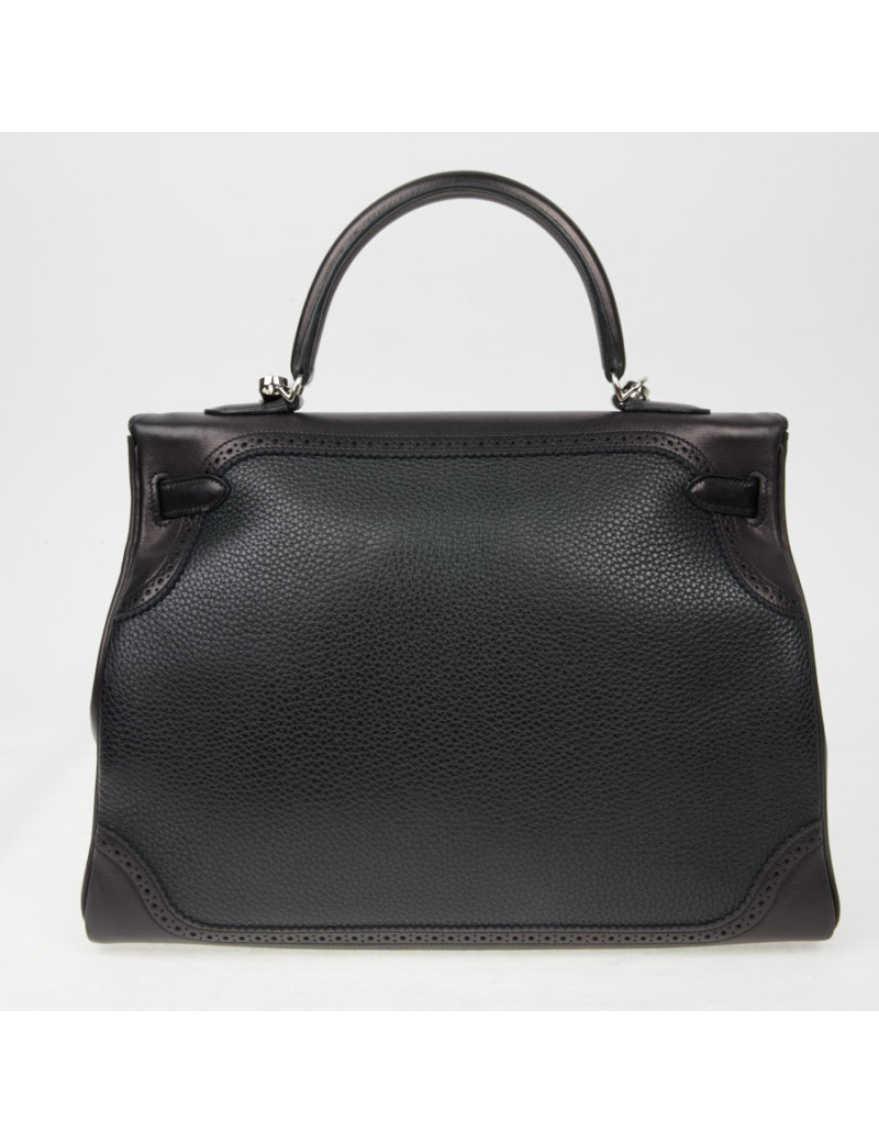 Kelly 35 Ghillies Hermès noir