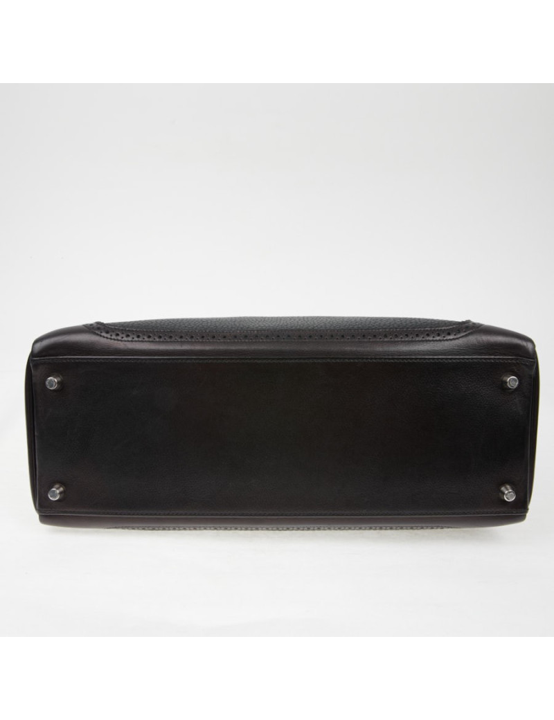 Kelly 35 Ghillies Hermès noir