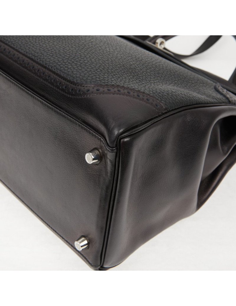 Kelly 35 Ghillies Hermès noir