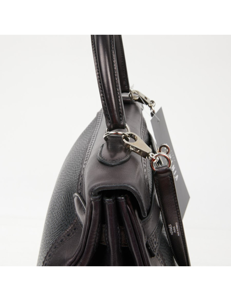 Kelly 35 Ghillies Hermès noir