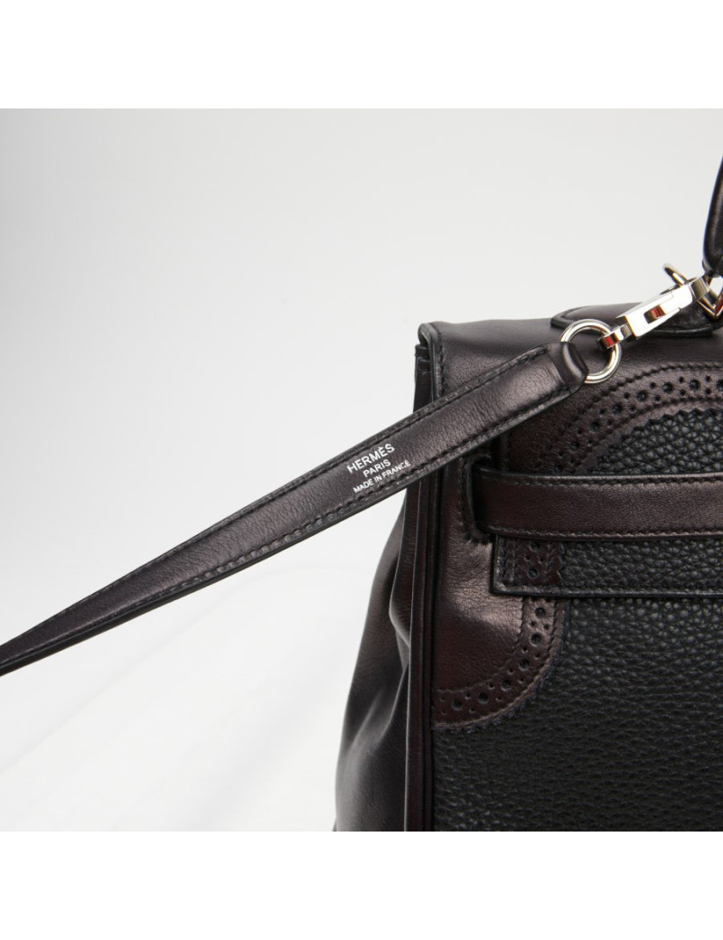 Kelly 35 Ghillies Hermès noir
