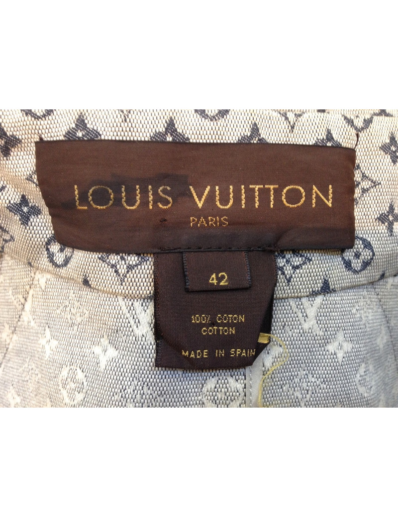 Manteau LOUIS VUITTON avec sigle imprimé T42