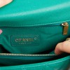 Sac Coco Handle Chanel cuir vert