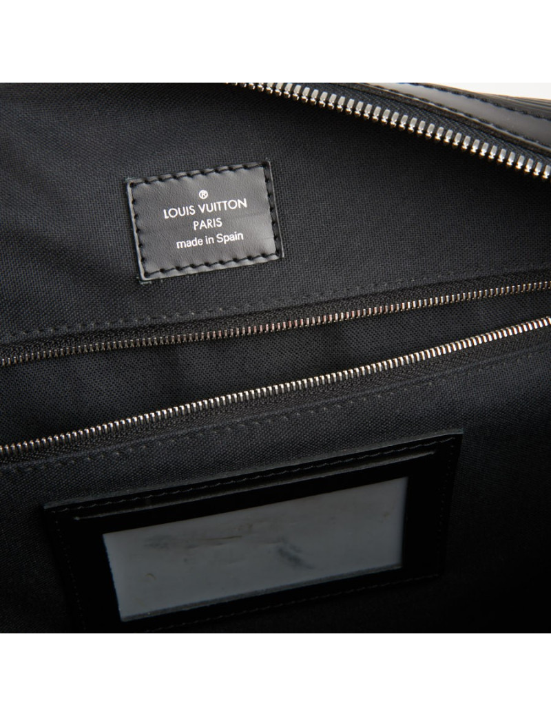 Sac Le Bourget LOUIS VUITTON cuir épi noir