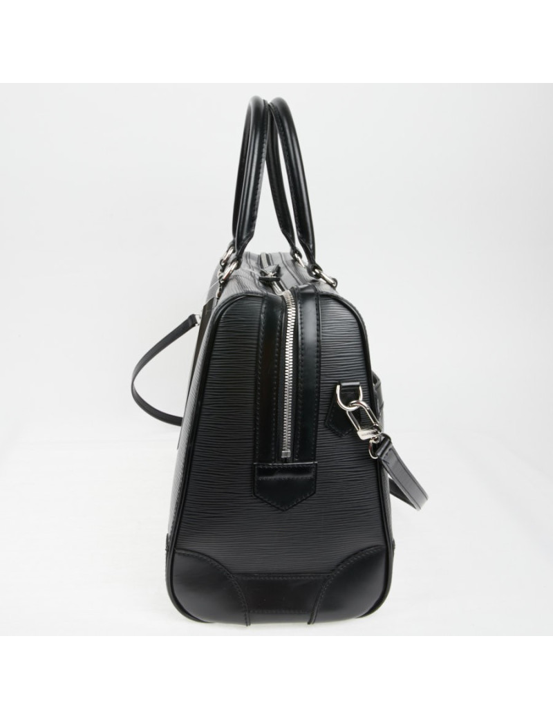 Sac Le Bourget LOUIS VUITTON cuir épi noir