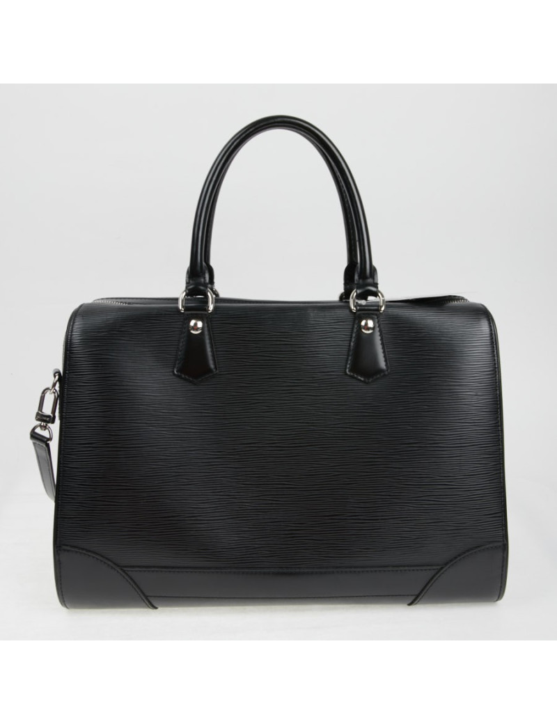 Sac Le Bourget LOUIS VUITTON cuir épi noir