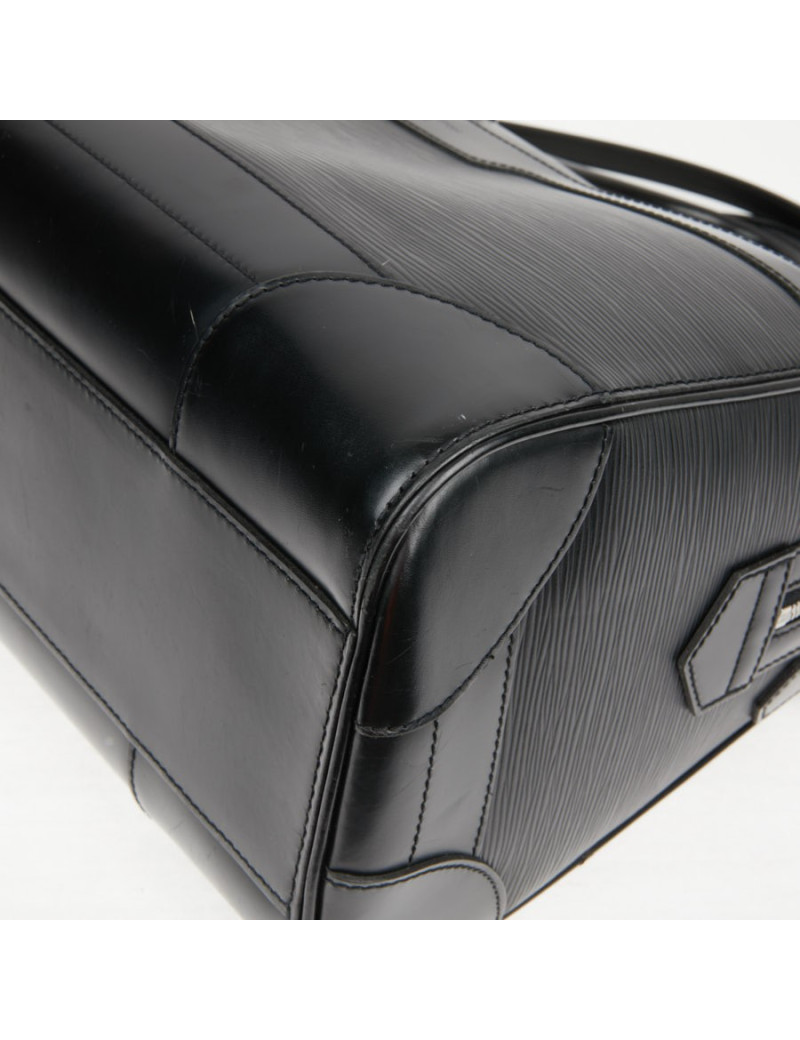 Sac Le Bourget LOUIS VUITTON cuir épi noir