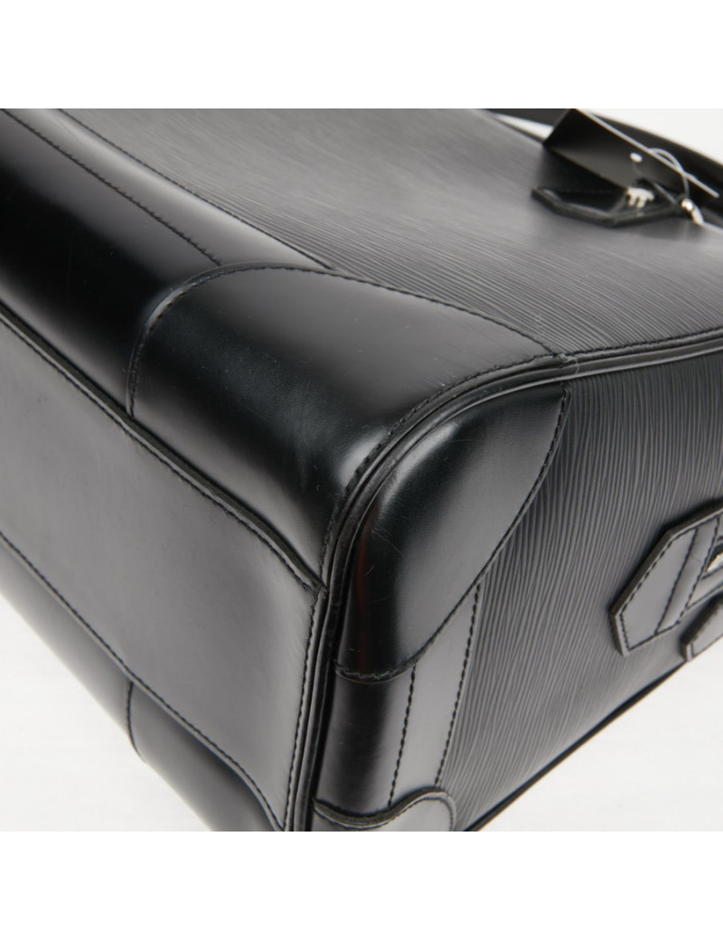 Sac Le Bourget LOUIS VUITTON cuir épi noir