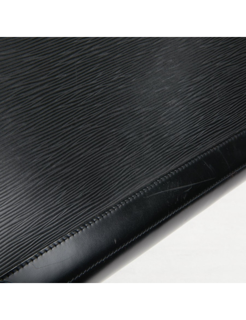 Sac Le Bourget LOUIS VUITTON cuir épi noir