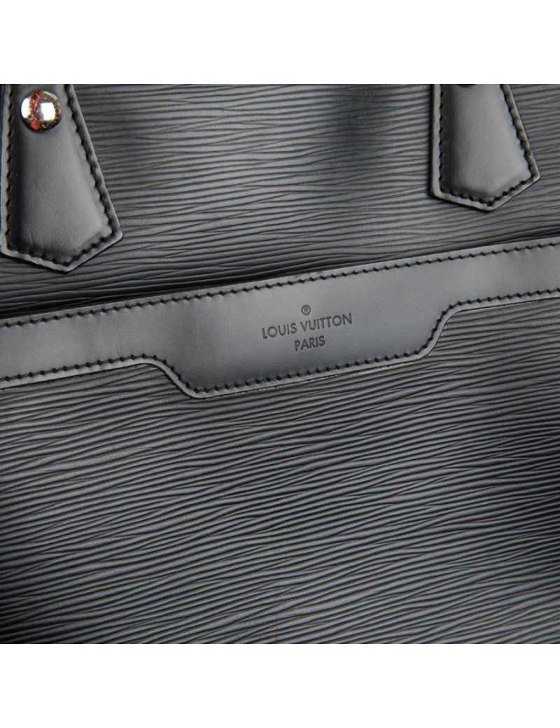 Sac Le Bourget LOUIS VUITTON cuir épi noir