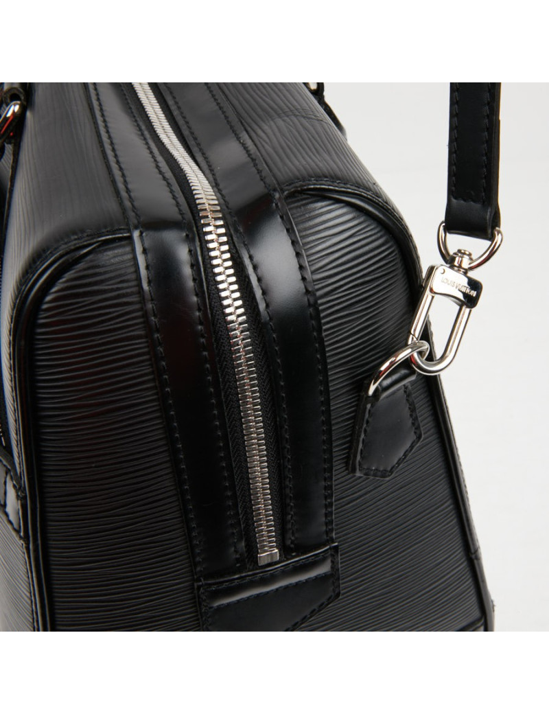 Sac Le Bourget LOUIS VUITTON cuir épi noir