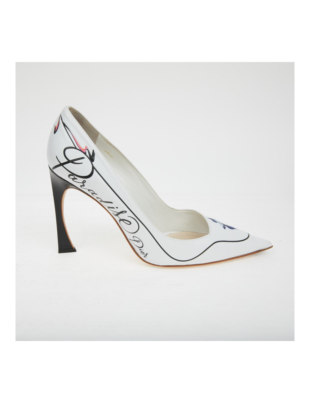 Escarpins DIOR T38 "Paradise" blanc