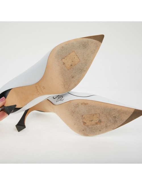 Escarpins DIOR T38 "Paradise" blanc
