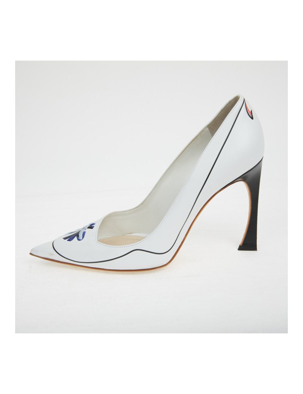 Escarpins DIOR T38 "Paradise" blanc